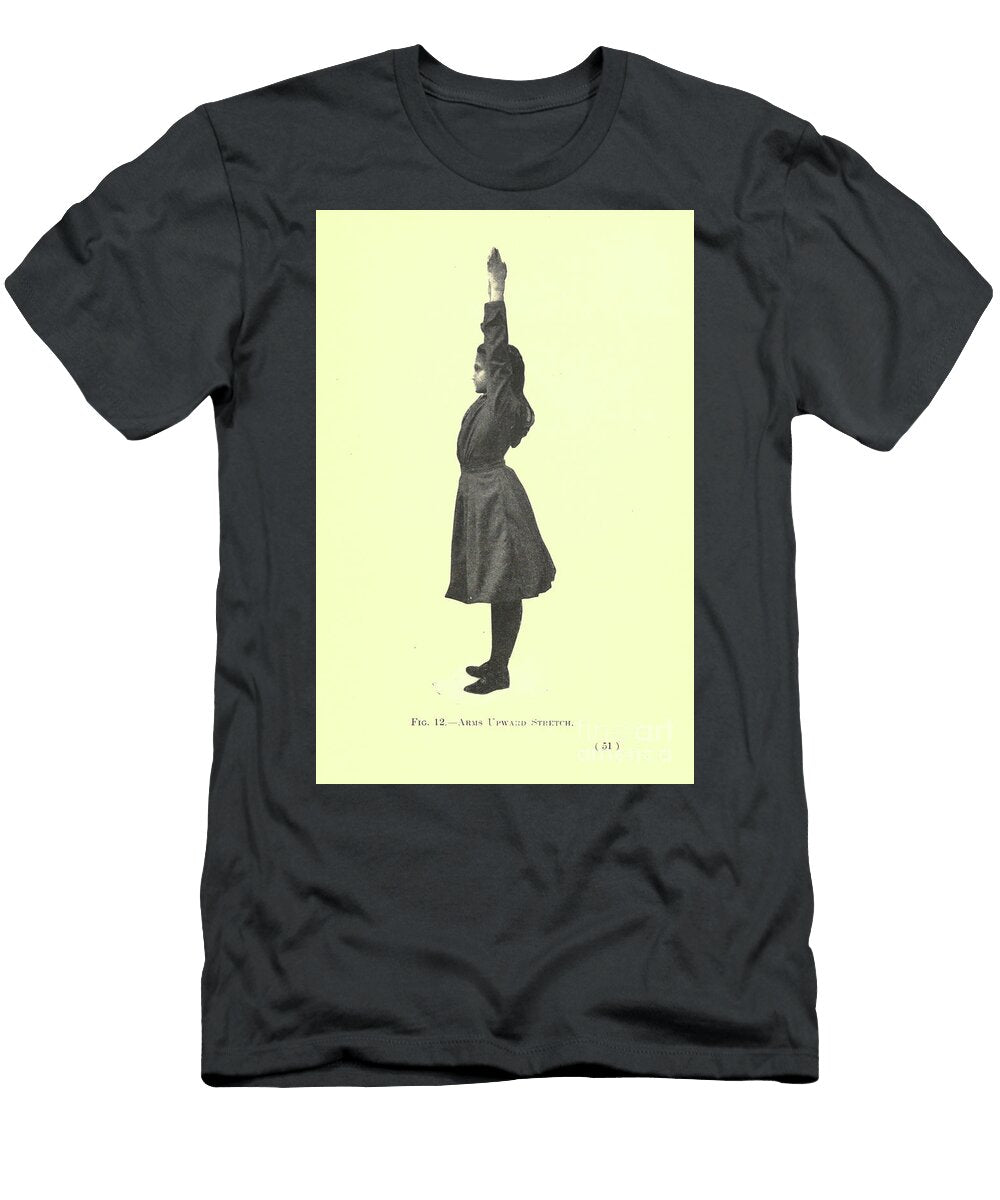 12 Arms Upward Stretch I1 Historic Illustrations T-Shirt