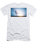 12 Football Soccer Player Shooting a Ball on Goal Michal Bednarek T-Shirt