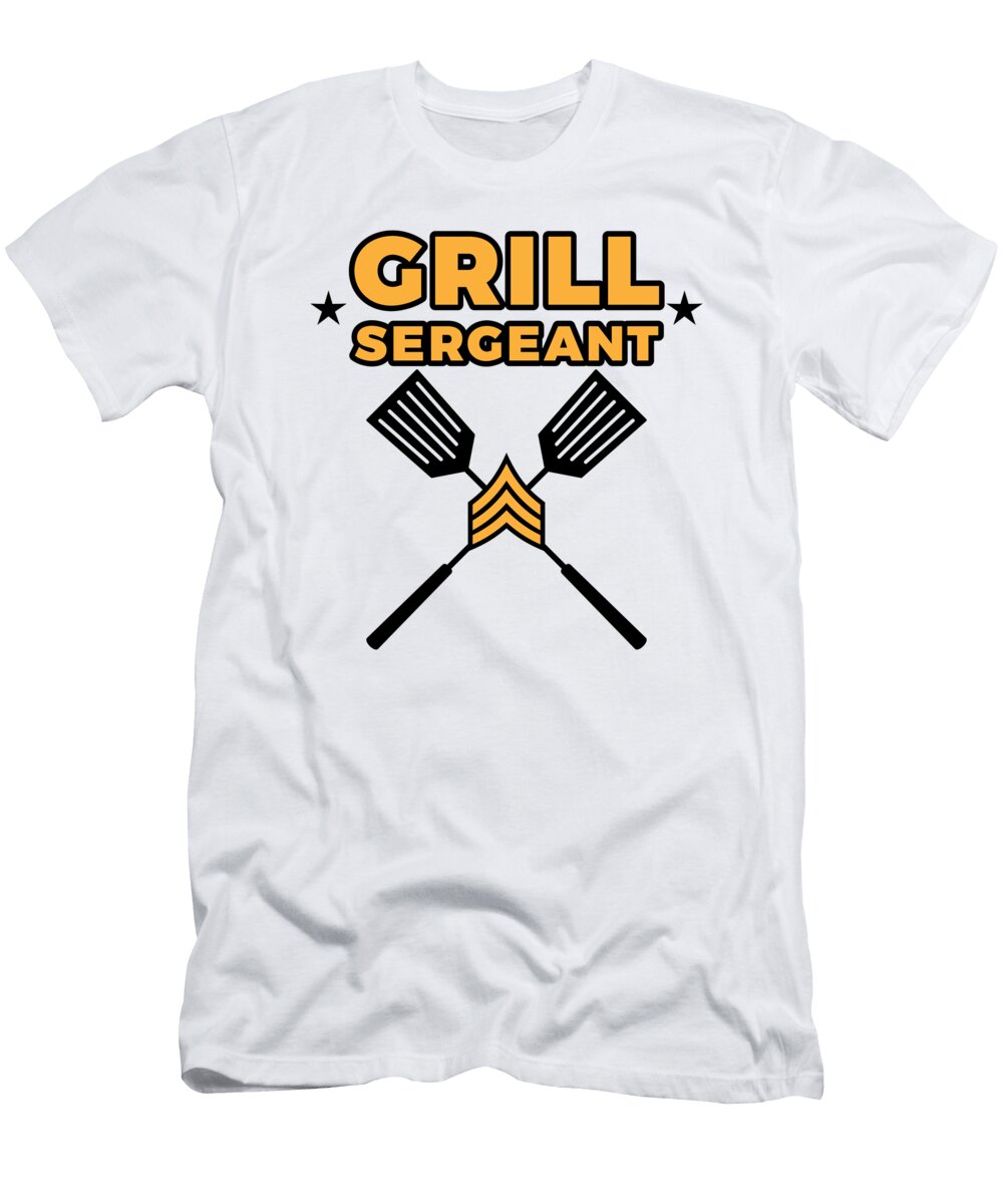 12 Grill Sergeant Barbecue Bbq Grilling Meat Mister T-Shirt