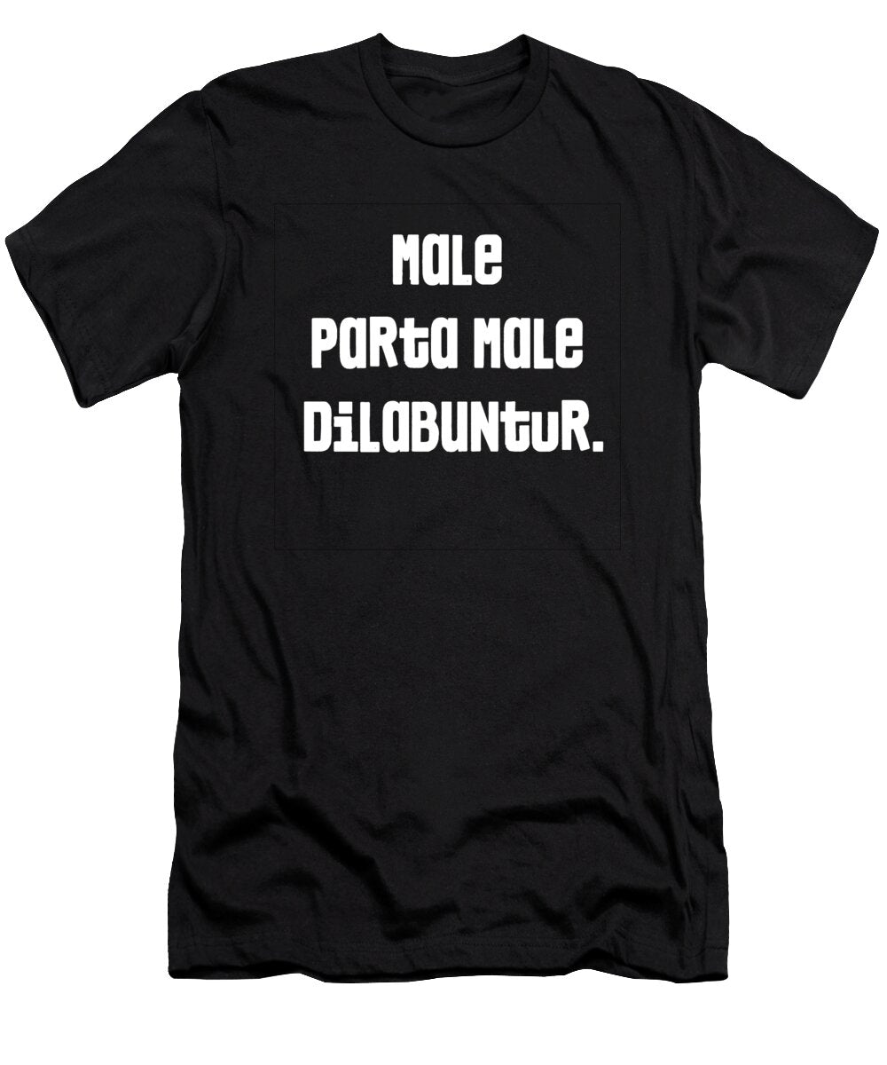 12 Male Parta Male Dilabuntur Vidddie Publyshd T-Shirt