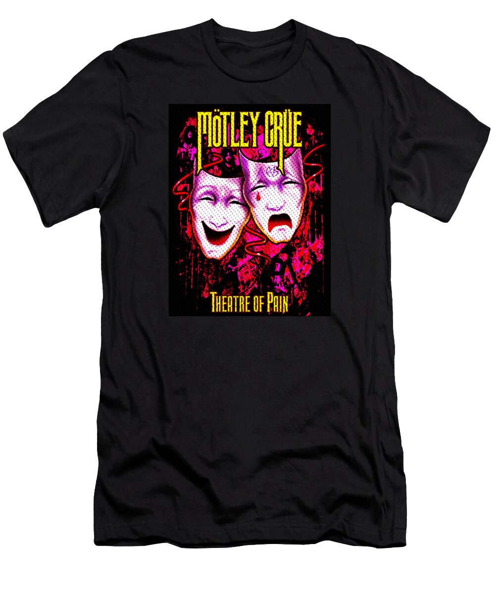 12 Motley Crue American Heavy Metal Band Kenneth Cescoti T-Shirt