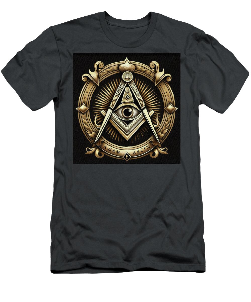 128 Freemason Art Pierre Blanchard T-Shirt