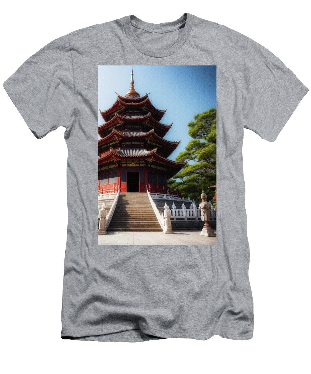 13 Buddhist Pagoda Esoterica Art Agency T-Shirt