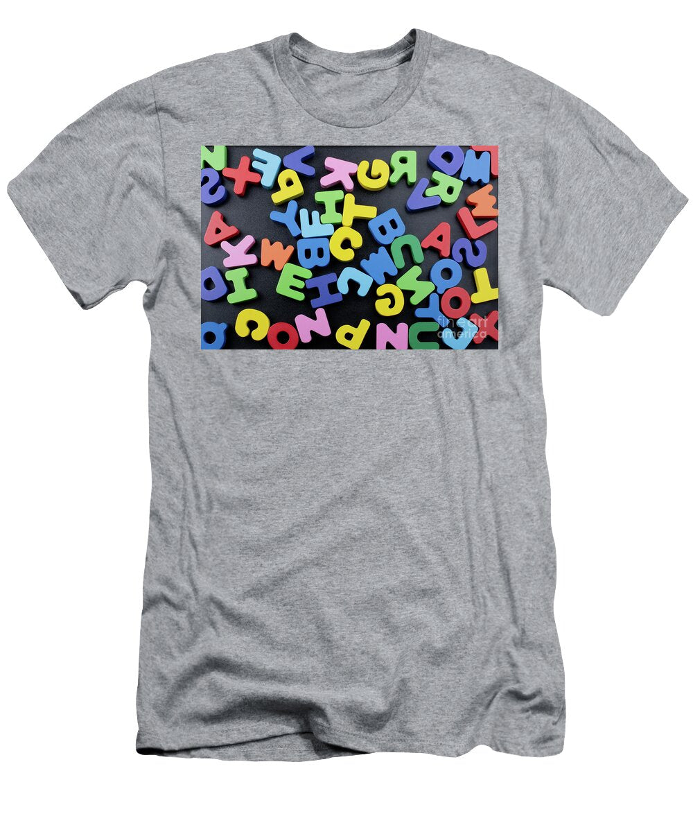 13 Colorful Letters Made of Wood Turgay Koca T-Shirt