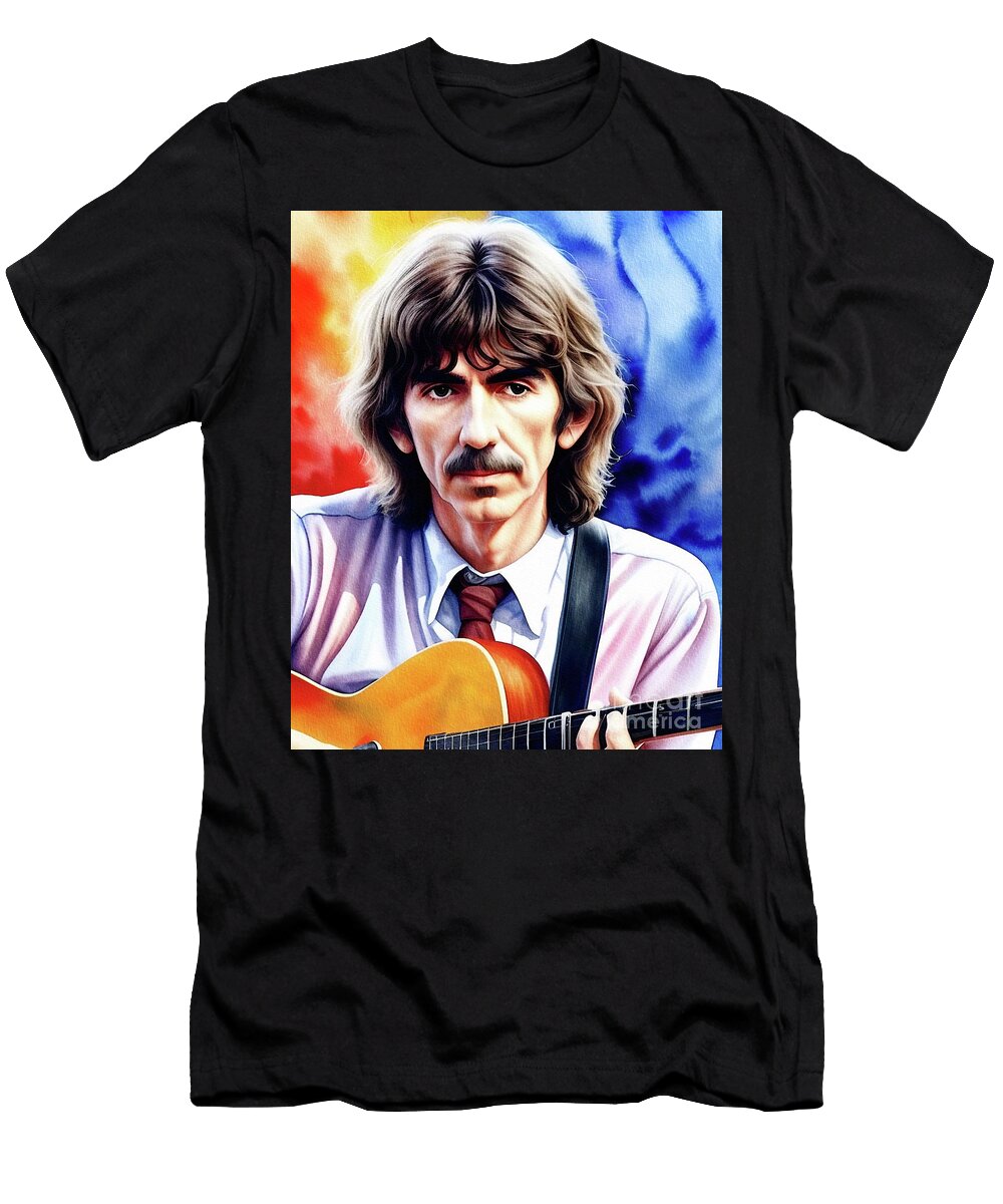 13 George Harrison Music Legend Sarah Kirk T-Shirt