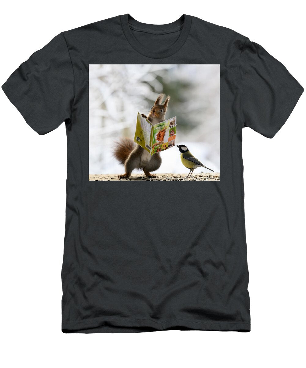 136 Red Squirrel Squirrel Sciurus Vulgaris Eurasian Red Squirrel Geert Weggen T-Shirt