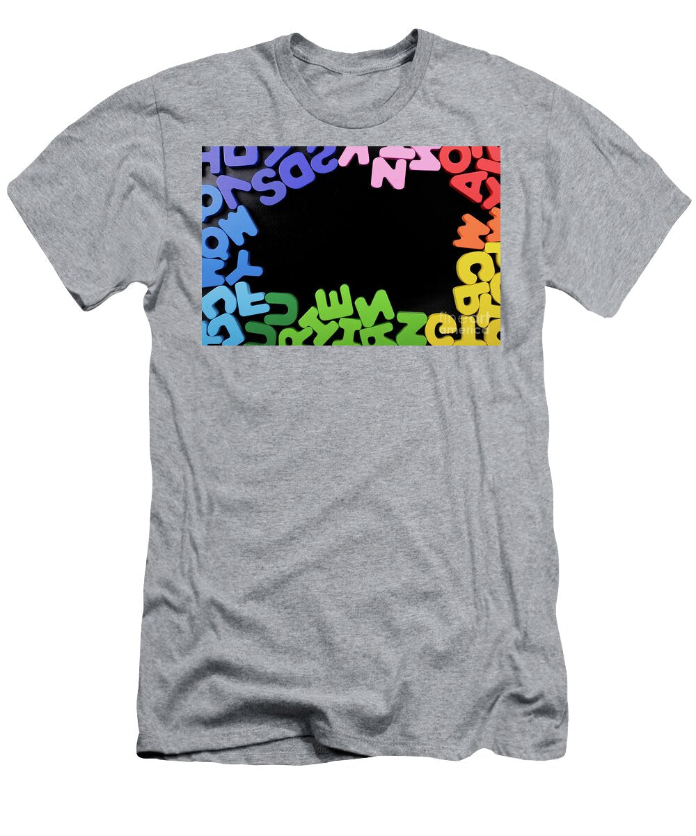14 Colorful Letters Made of Wood Turgay Koca T-Shirt
