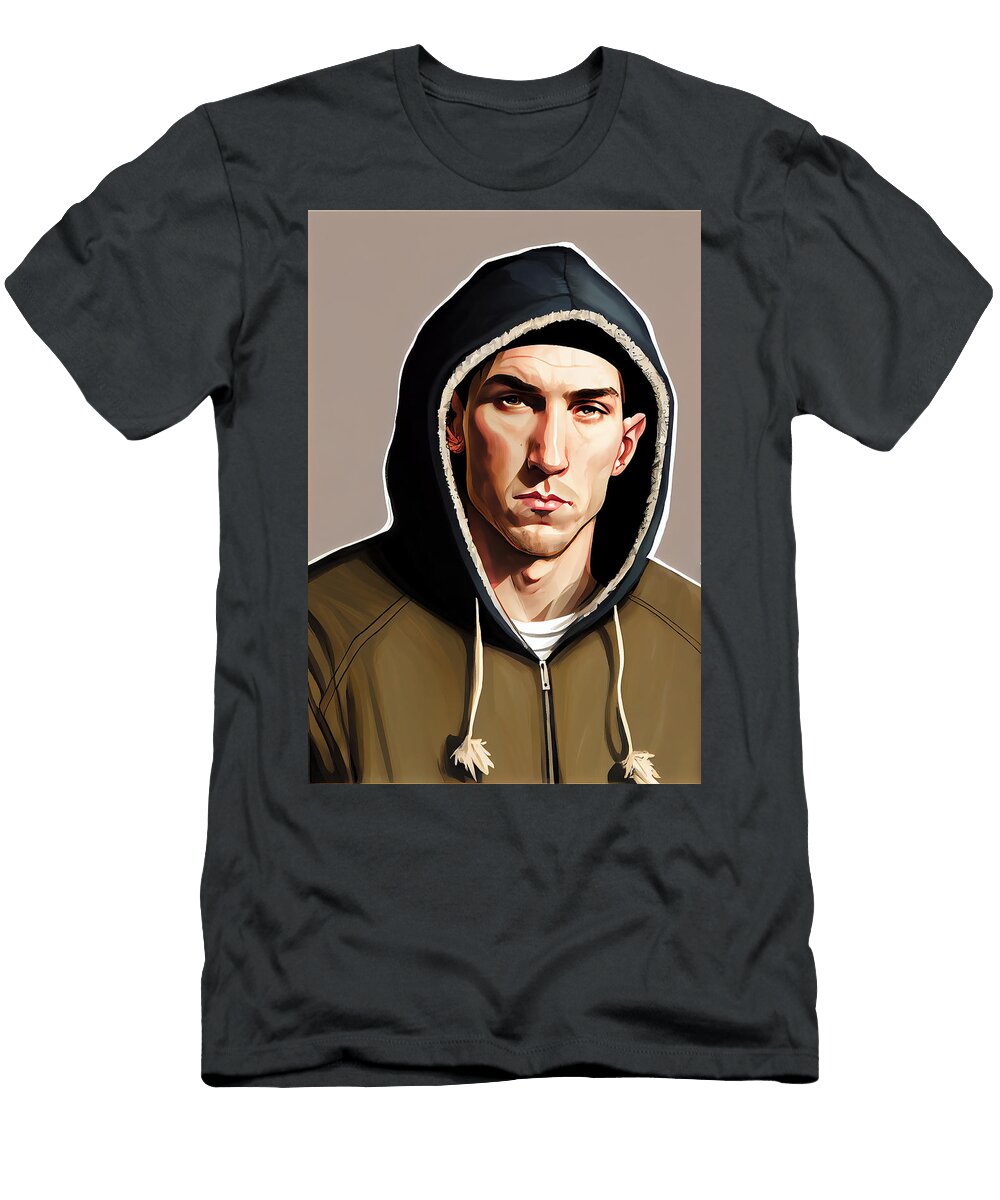 14 Eminem Caricature Stephen Smith Galleries T-Shirt