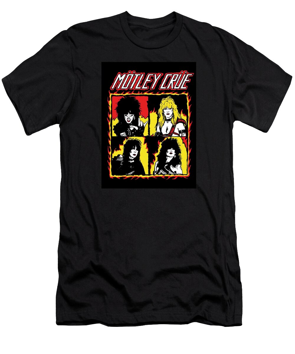 14 Motley Crue American Heavy Metal Band Kenneth Cescoti T-Shirt