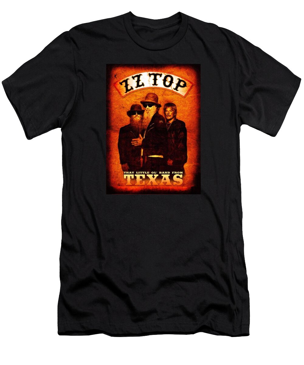 14 Zz Top American Rock Kenneth Cescoti T-Shirt