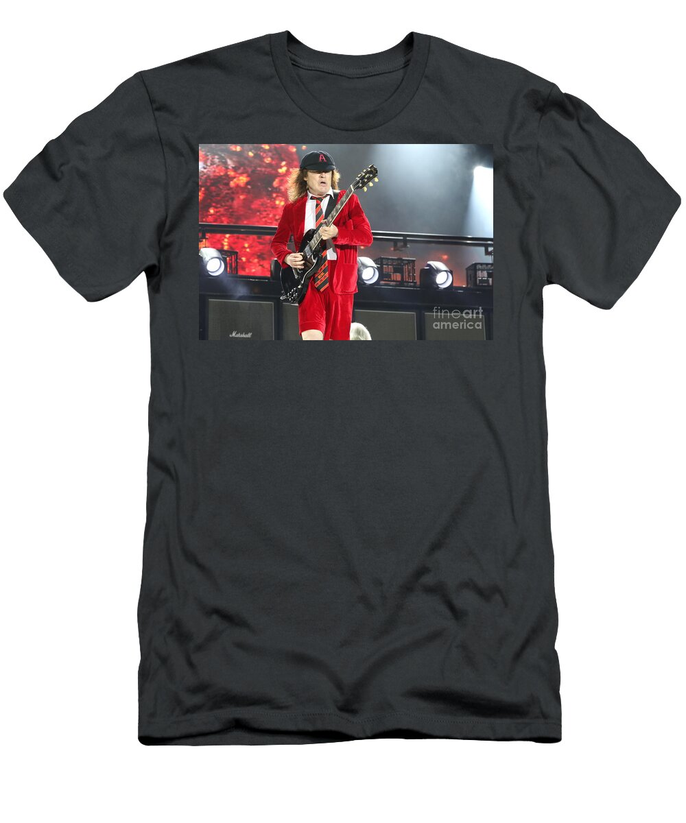 15 Angus Young Ac DC Concert Photos T-Shirt