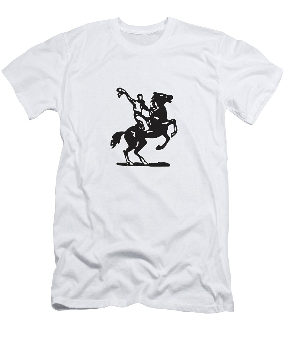 16 Cowboy on Horse Csa Images T-Shirt