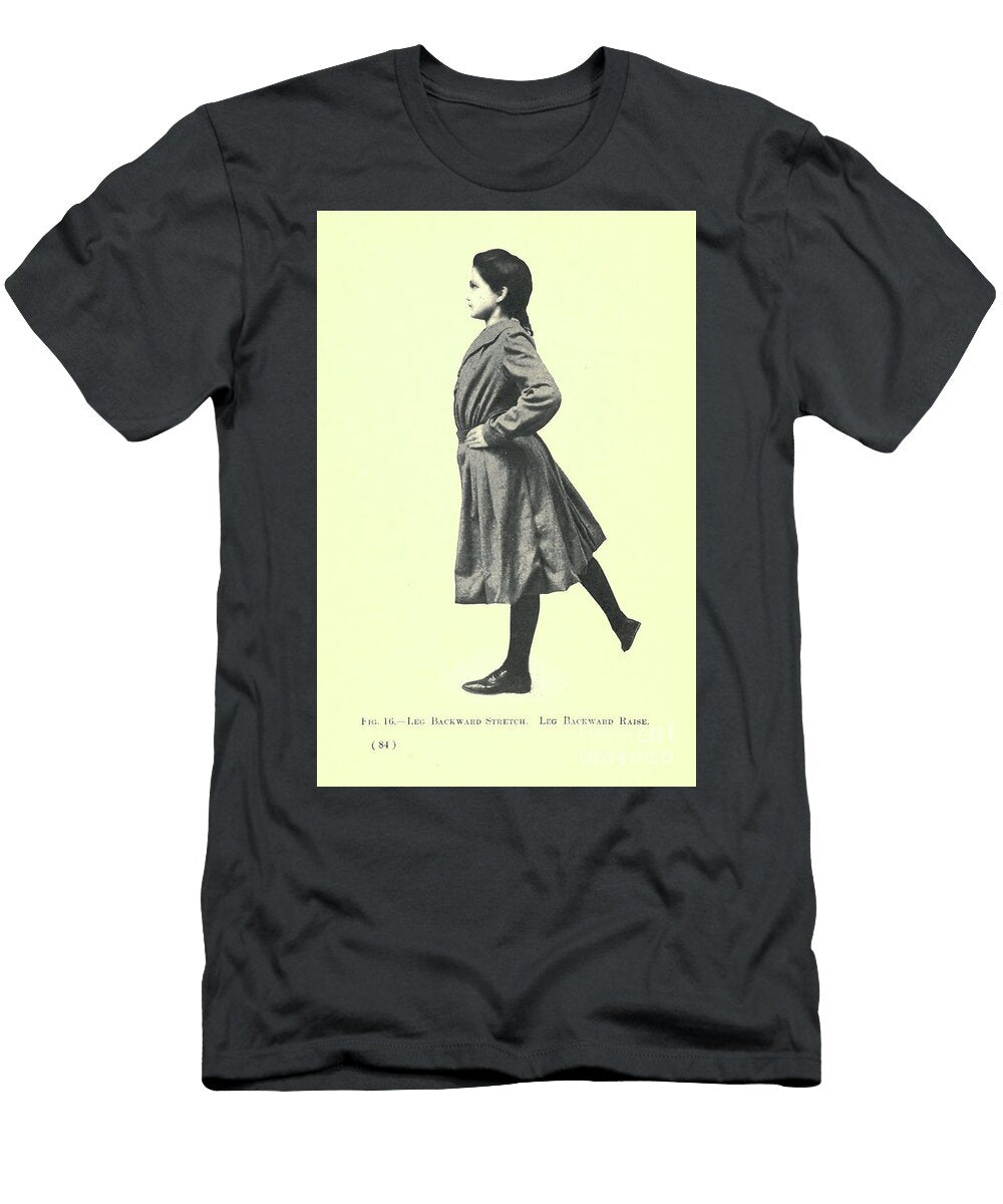 16 Leg Backward Stretchi1 Historic Illustrations T-Shirt