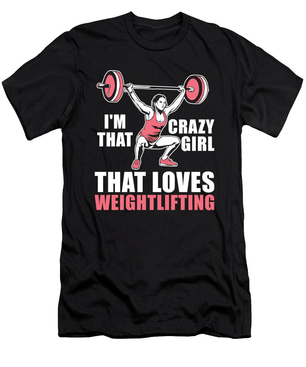 16 Weightlifting Weightlifter Barbell Clean Jerk Snatch Jonathan Kraske T-Shirt
