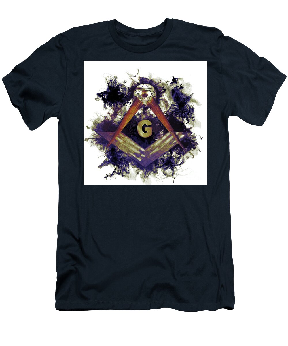 17 Freemason Masonic Symbols Pierre Blanchard T-Shirt