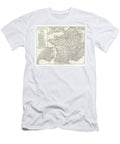 1794 Anville Map of Gaul or France in Ancient Roman Times Paul Fearn T-Shirt