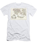 1794 Delisle Map of Southern Ancient Greece Greeks Isles and Crete Paul Fearn T-Shirt