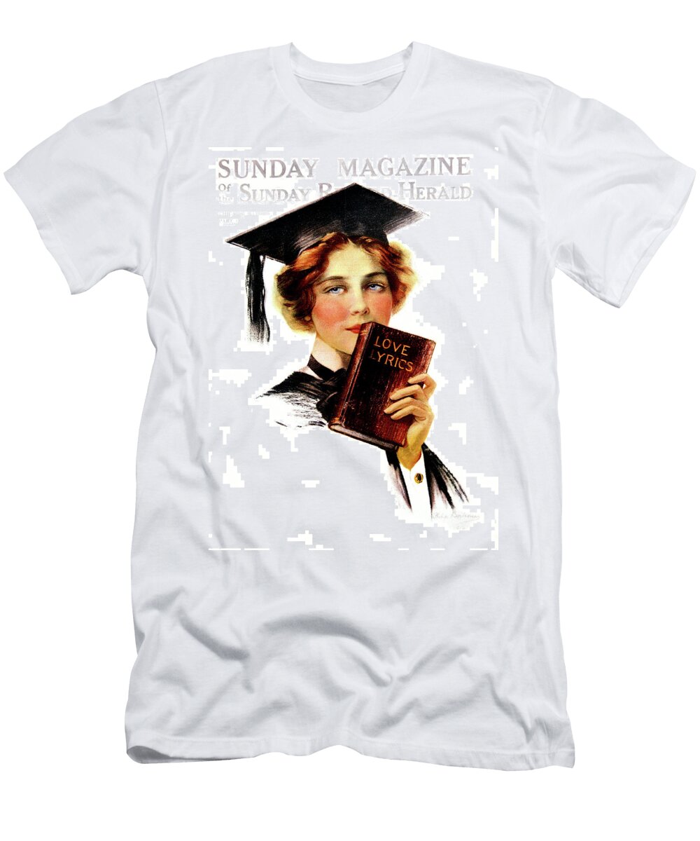 1900s 1914 Cover Sunday Magazine Young Vintage Images T-Shirt