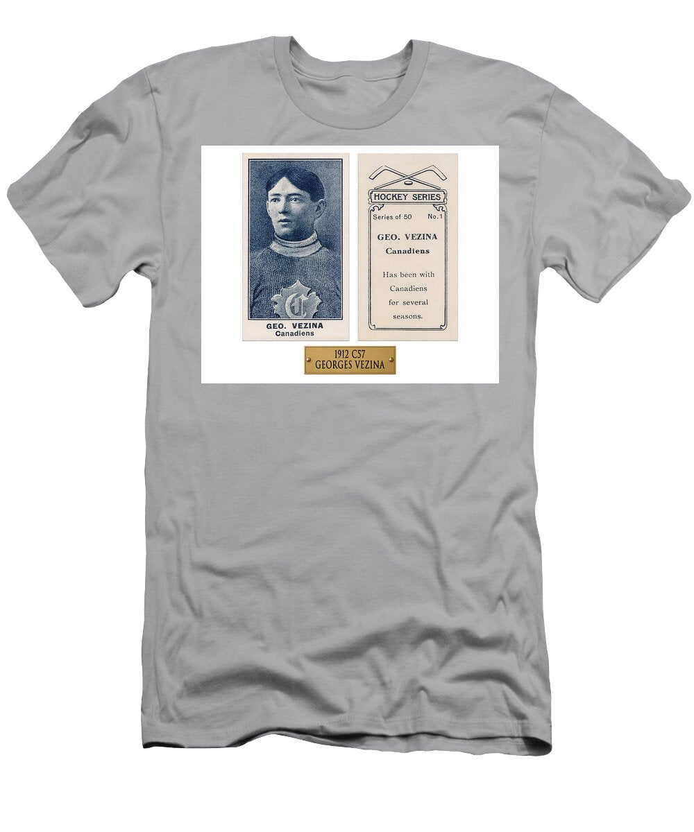 1912 C57 Georges Vezina Front and Back Wayne Taylor T-Shirt