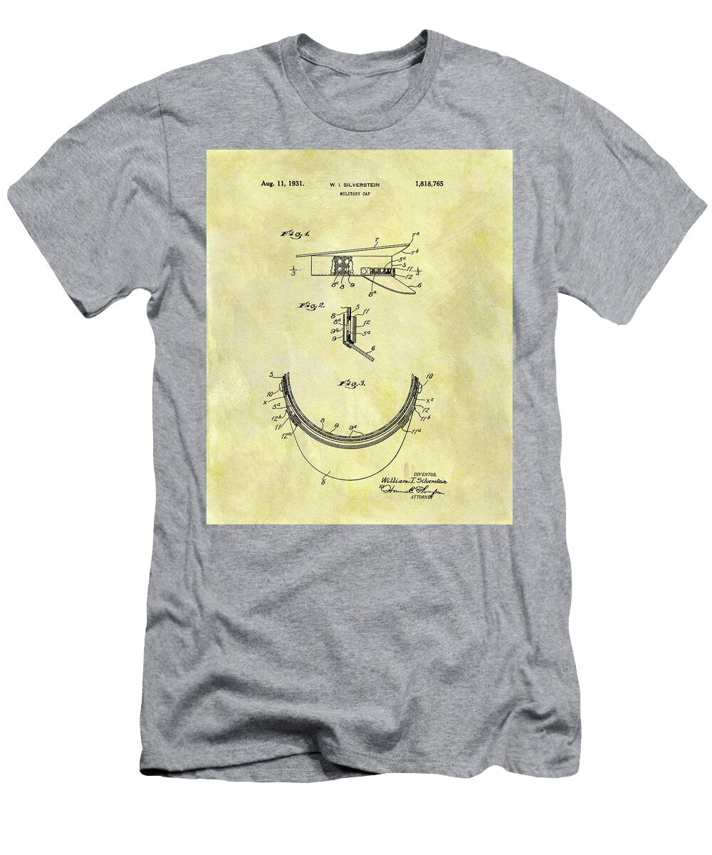 1931 Military Cap Patent Dan Sproul T-Shirt