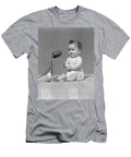 1940s Baby in Diaper with Microphone Vintage Images T-Shirt
