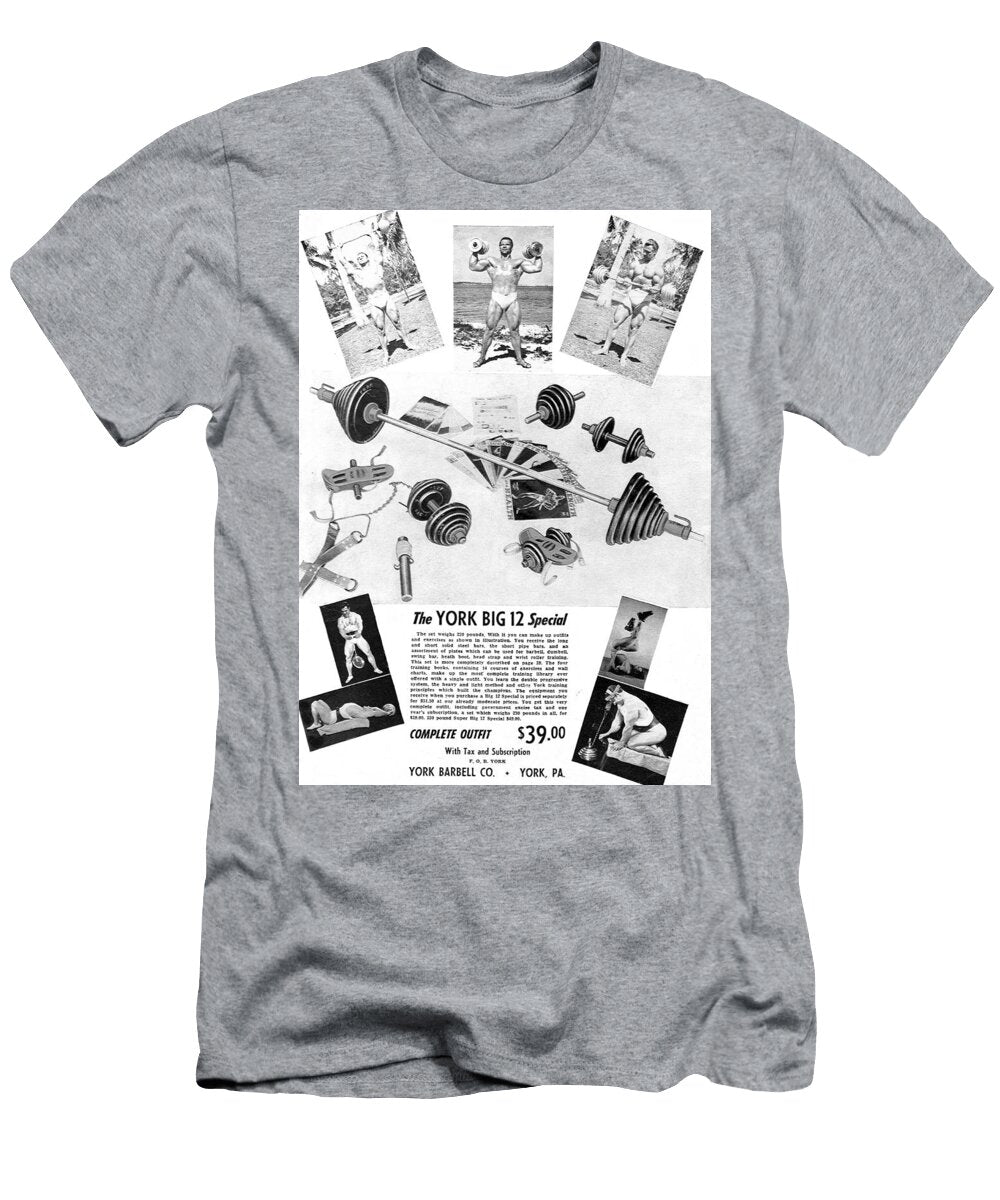 1940s York Barbell Co Add David Lee Thompson T-Shirt
