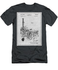 1954 Submergible Barge Patent Print Gray Greg Edwards T-Shirt