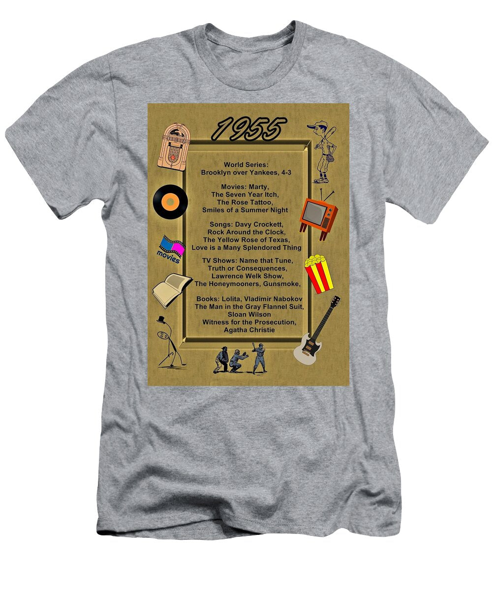 1955 Great Events Movie Poster Prints T-Shirt