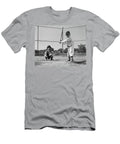1960s Two Boys Playing Baseball Batter Vintage Images T-Shirt