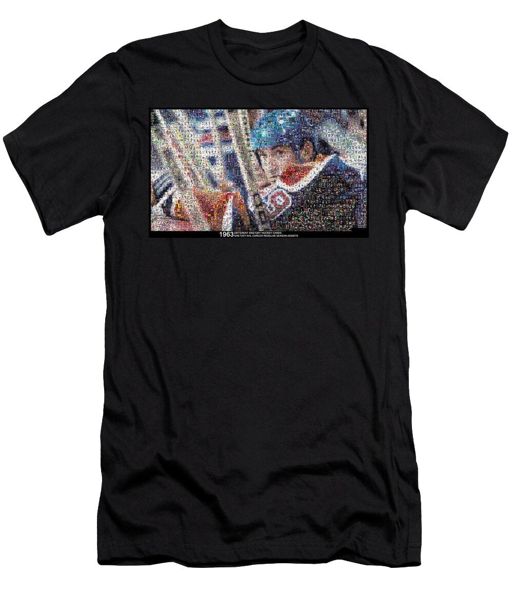 1963 Gretzky Cards Hockey Mosaics T-Shirt