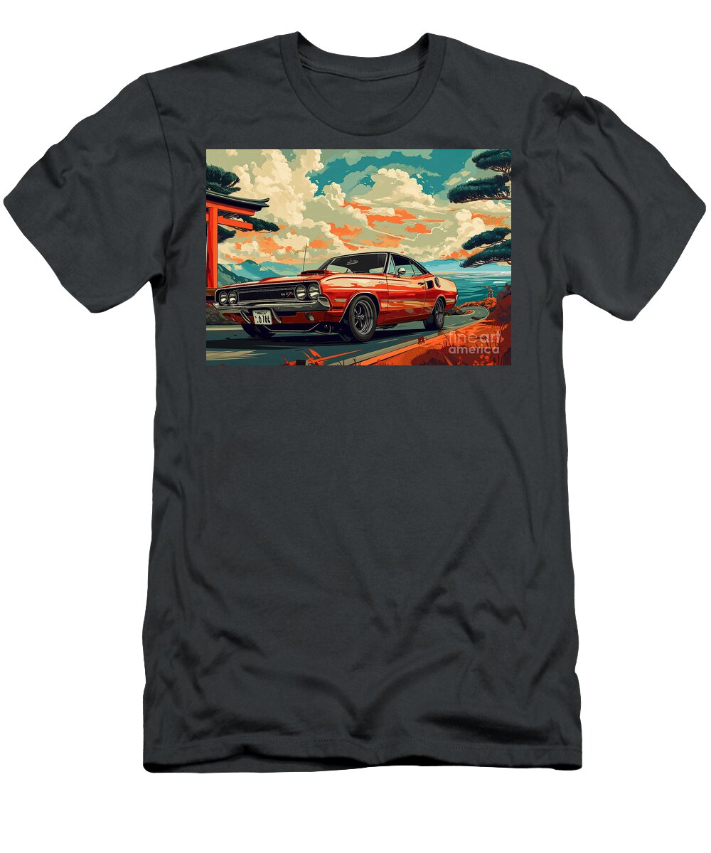 1968 Plymouth Gtx 440 Super Commando Muscle Car Destiney Sullivan T-Shirt