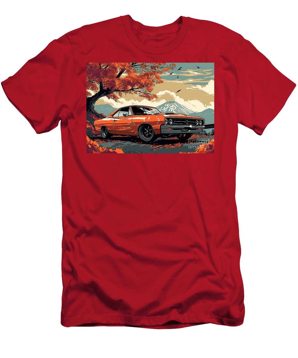 1968 Plymouth Road Runner 383 Super Commando Muscle Car Destiney Sullivan T-Shirt