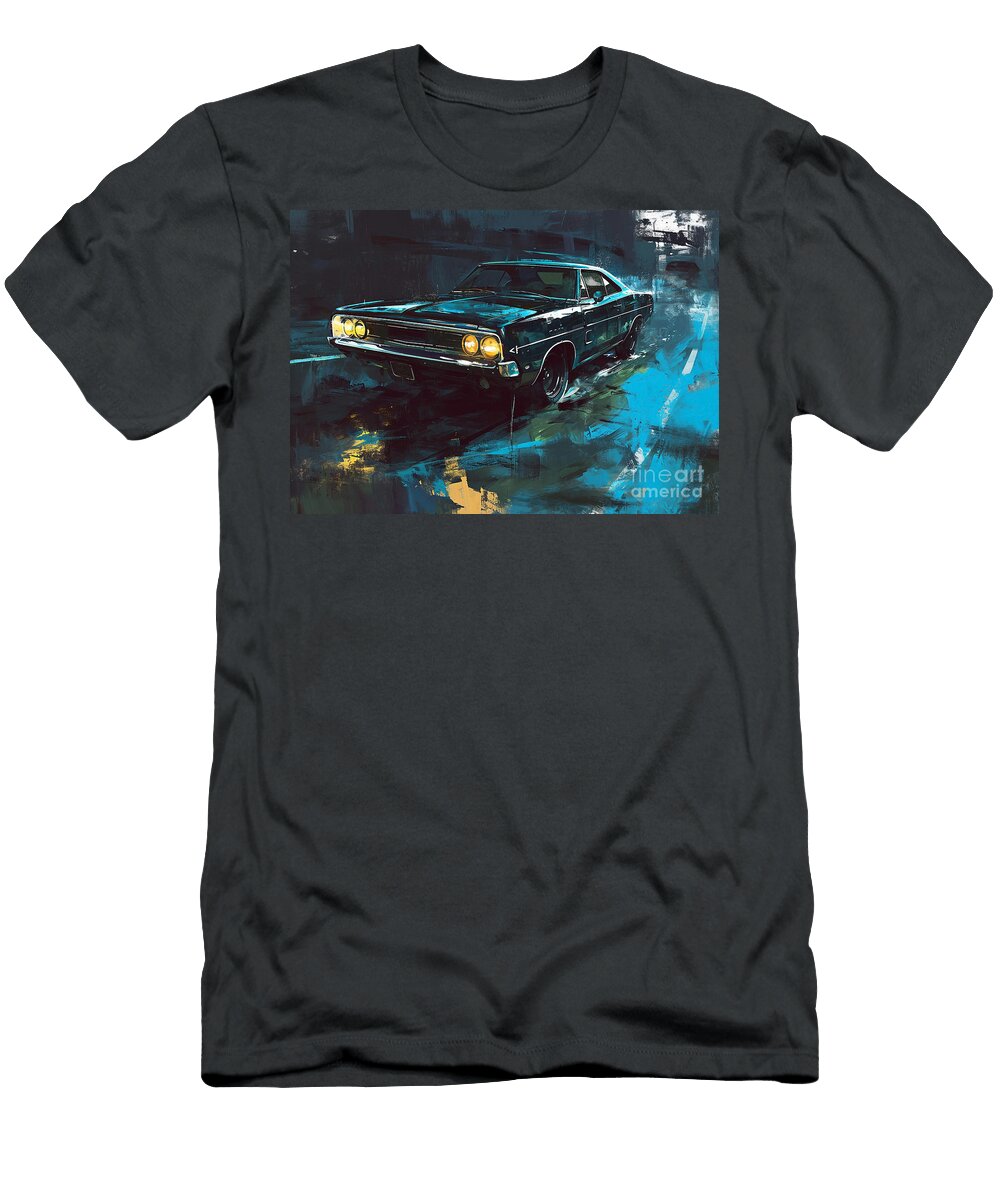1968 Plymouth Road Runner 383 Super Commando Muscle Car Gift for Car Lovers Cortez Schinner T-Shirt