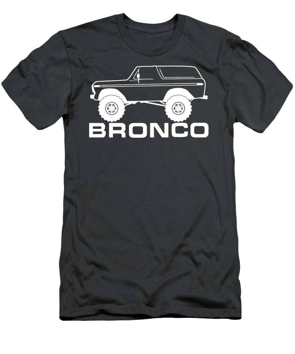 1978 1979 Ford Bronco Side Writte Printing Best Unisex Trending Handmade White Ethan Taylor T-Shirt