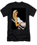 1980s Attractive Fit Young Blond Woman Vintage Images T-Shirt