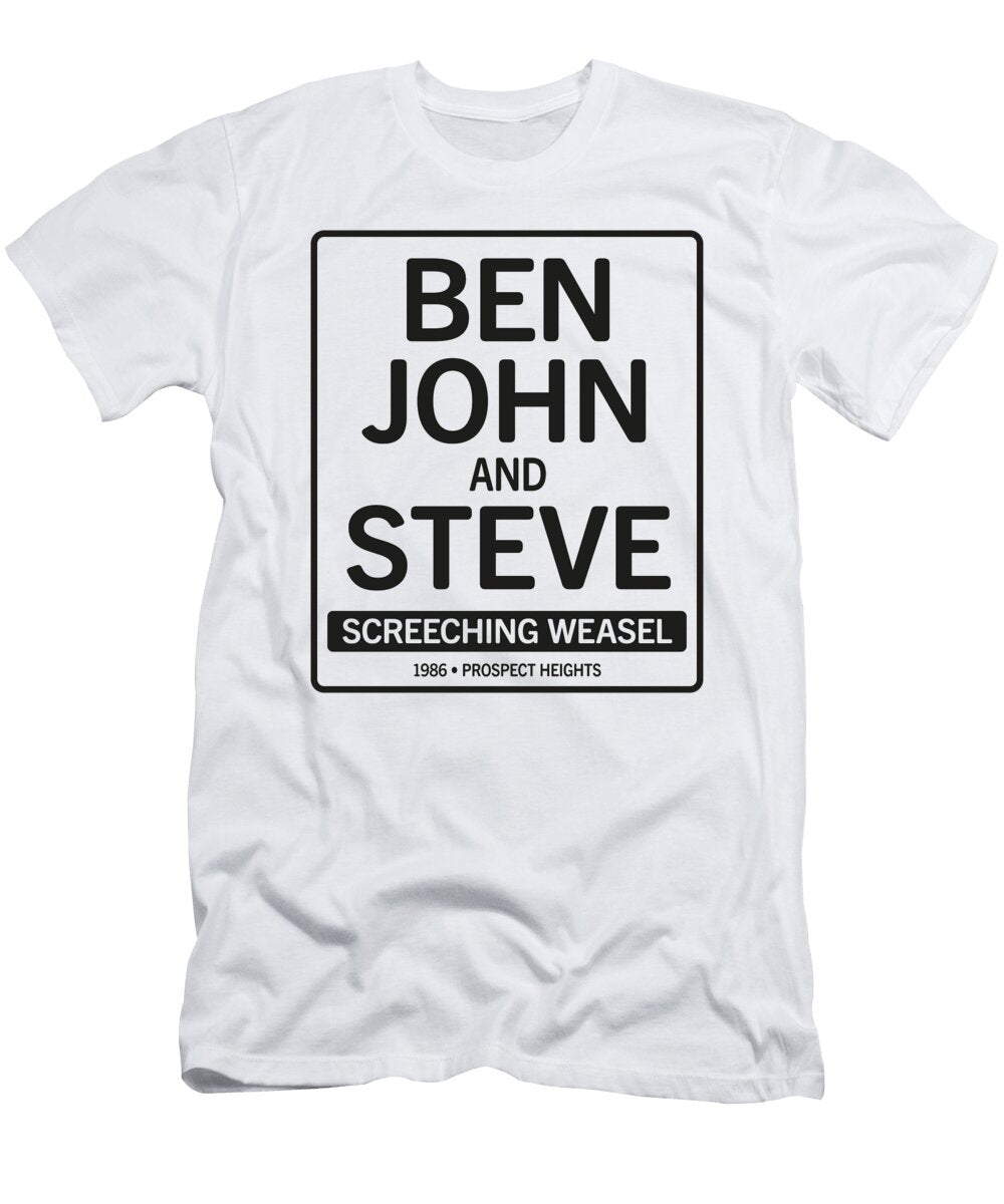 1986 Ben John and Steve Chungkong Art T-Shirt