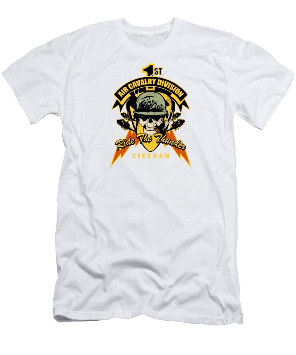 1st Air Cavalry Division Air Cav Ridehehunder Parker Walker T-Shirt