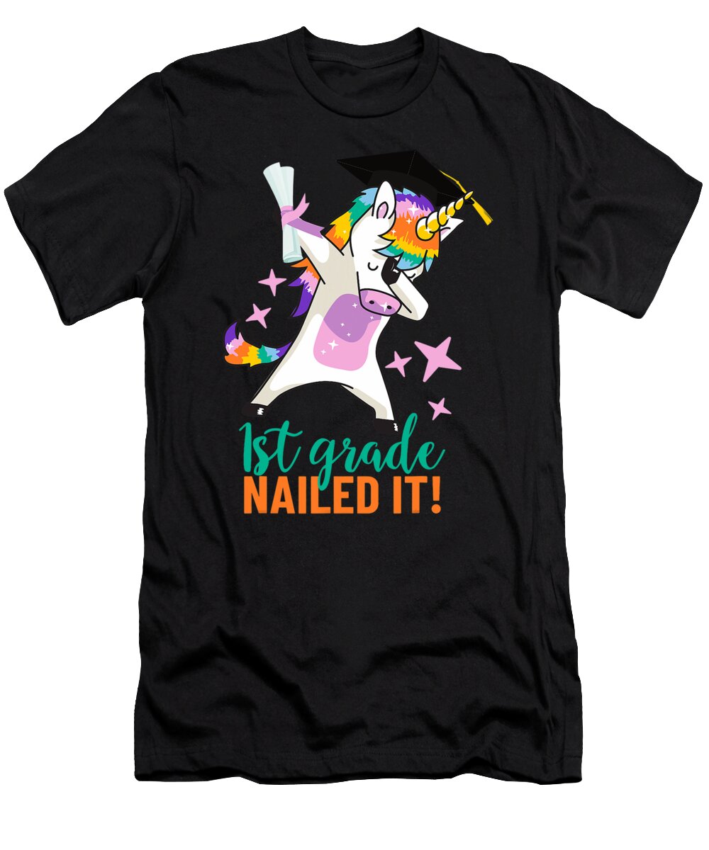 1st Grade Graduate Unicorn Graduation Thepassionshop T-Shirt