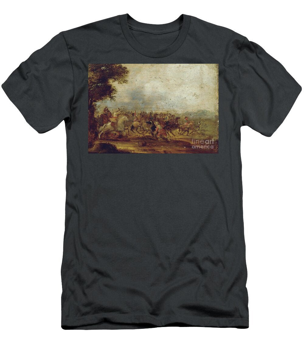 2 a Cavalry Engagement Palamedes Palamedesz T-Shirt