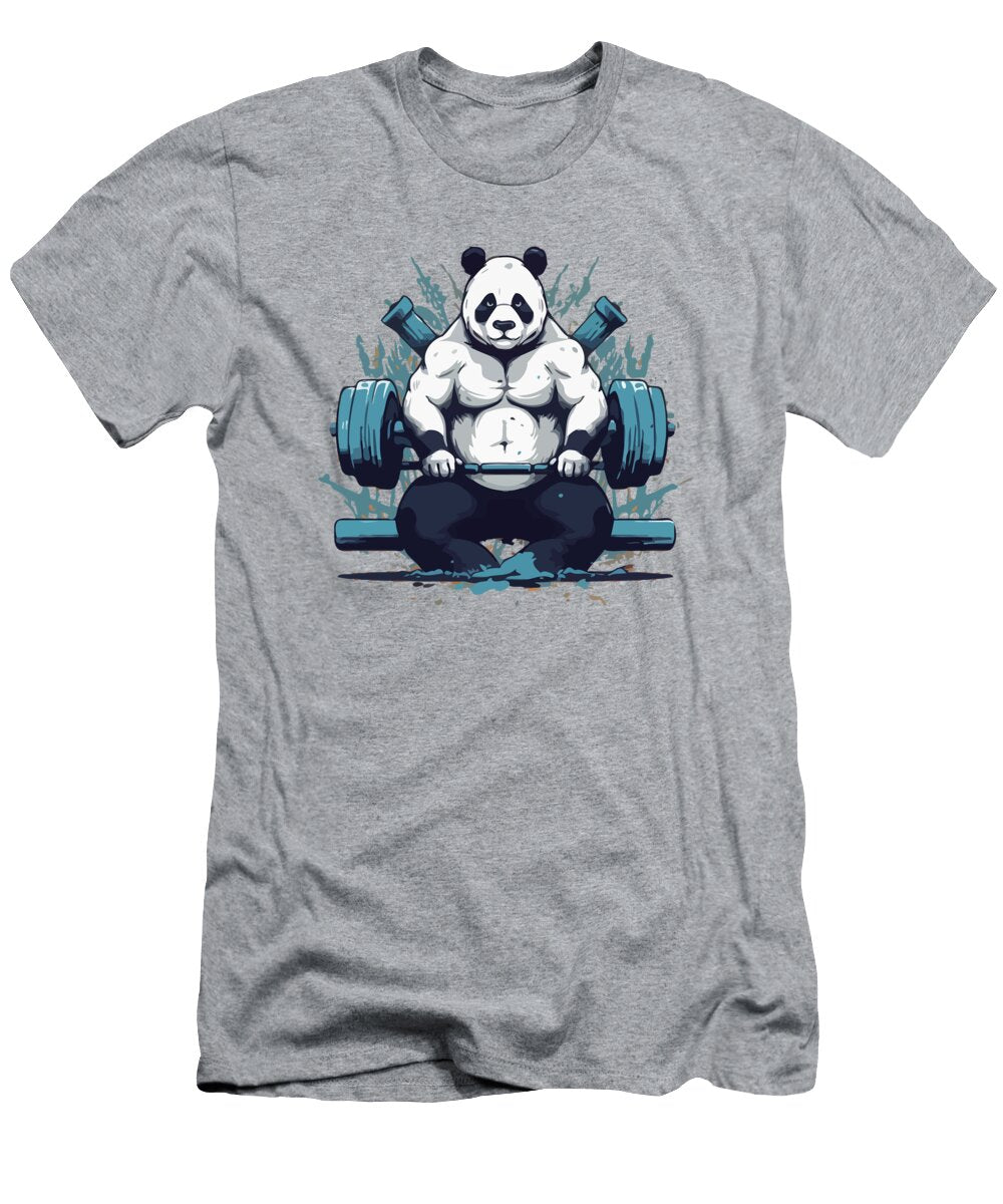 2 Bodybuilding Panda Amir Faysal T-Shirt