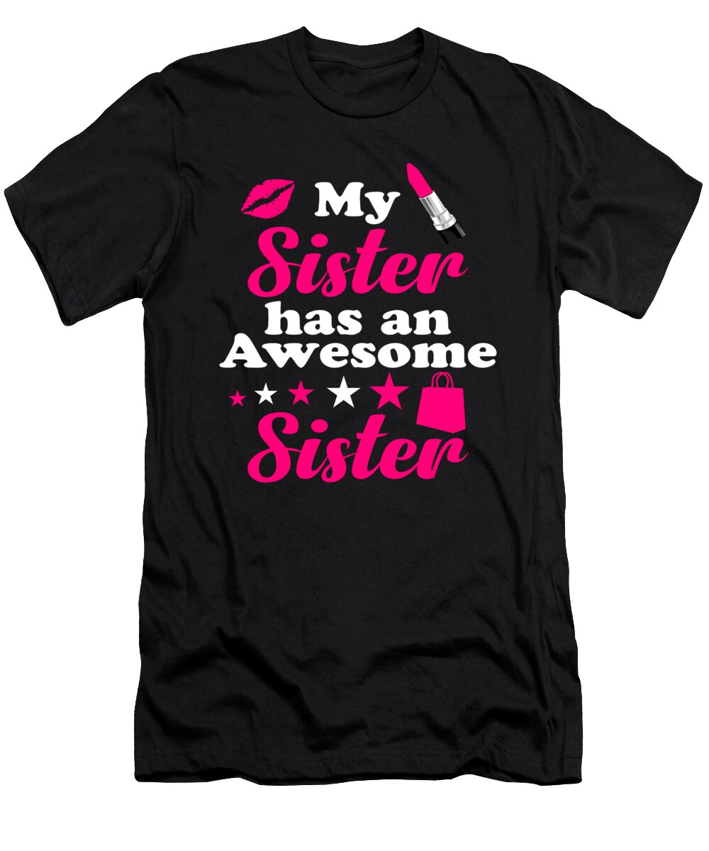 2 Brother Sister Siblings Birthday Christmas Gift Muc Designs T-Shirt