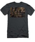 2 Burn Charred Wood Board Black Burned Timber Texture Banner with Dorin Puha T-Shirt