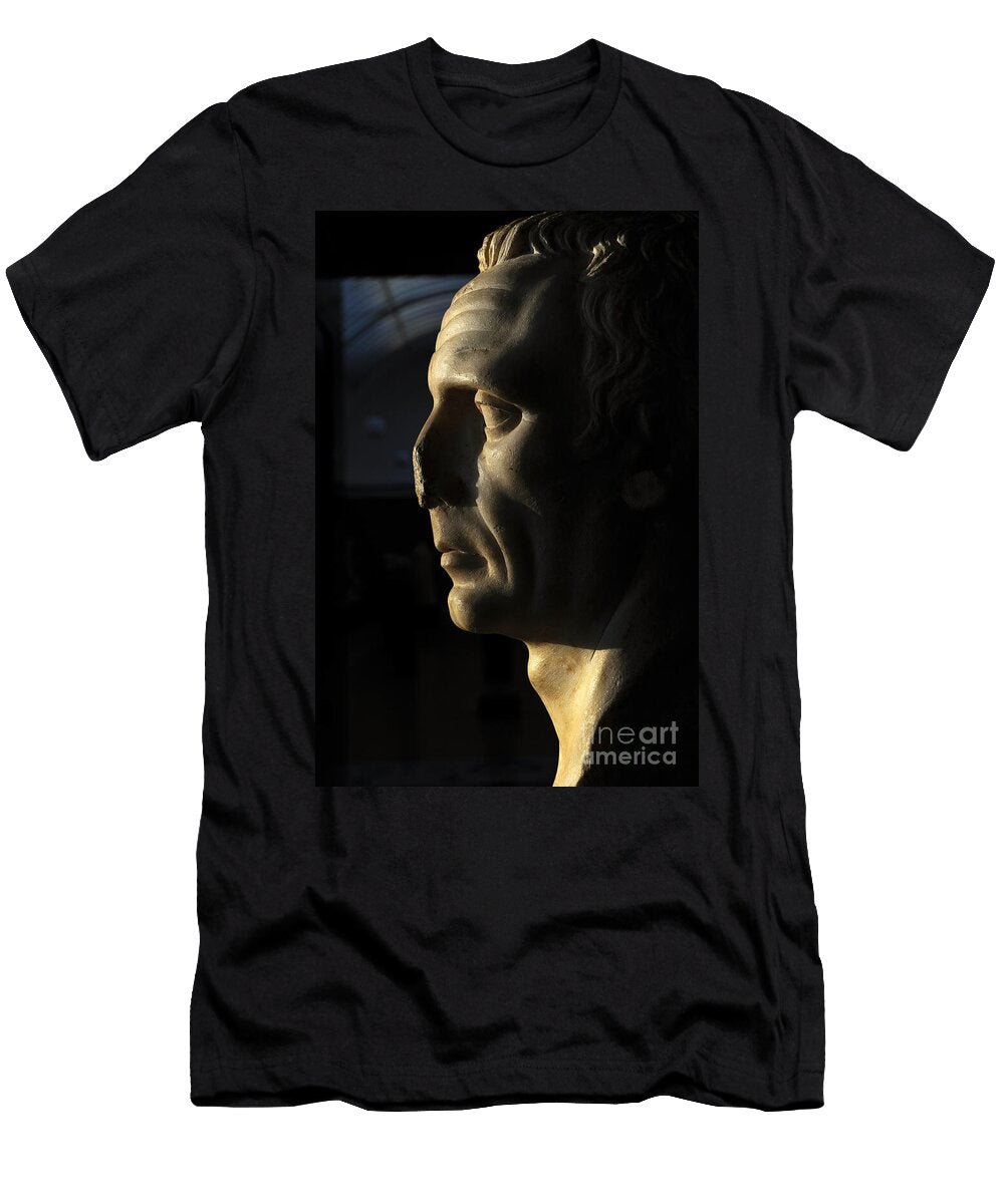 2 Bust Identified By Some As Julius Caesar 102 100 44 Bc Others As Dictator Sulla 138 78 Bc Perhaps an Unknown Roman Republican Era 1st Century Ad Marble Unknown Artist T-Shirt