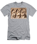2 Carved Stone Biblical Mural Above Catholic Cathedral Doorway Gary Whitton T-Shirt