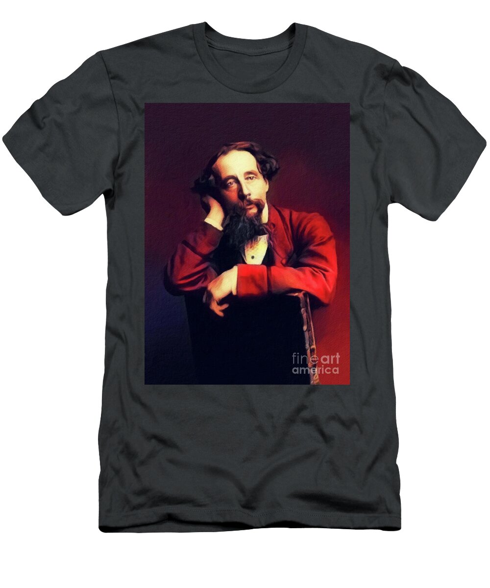 2 Charles Dickens Literary Legend John Springfield T-Shirt