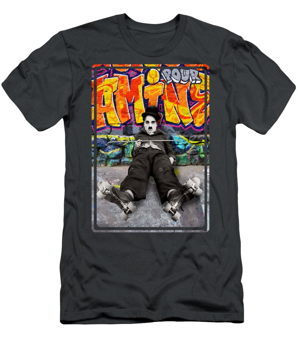 2 Charlie Chaplin Mark Ashkenazi T-Shirt