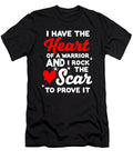 2 Chd Awareness I Have Heart of Warriors I Rock Natalie Lidford T-Shirt