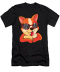 2 Cool Corgi Dog with Sunglasses Mister T-Shirt
