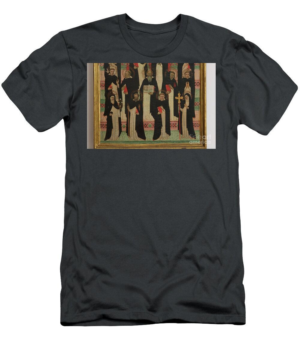 2 Detail of the Virgin Christ and 17 Saints Master of the Dominican Effigies T-Shirt