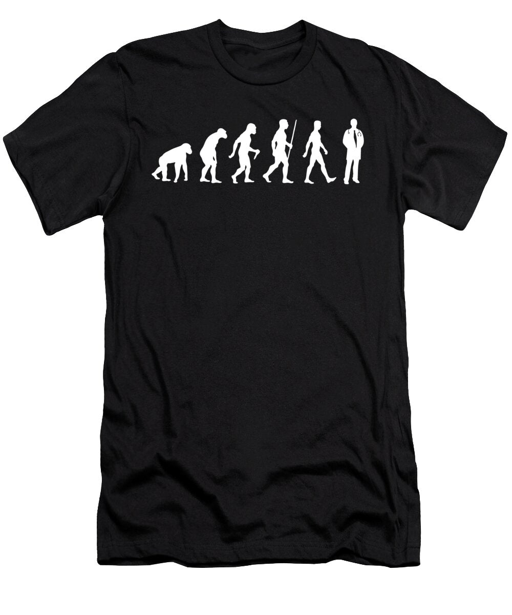 2 Doctor Evolution Medical Degree Doctorate Gift Muc Designs T-Shirt